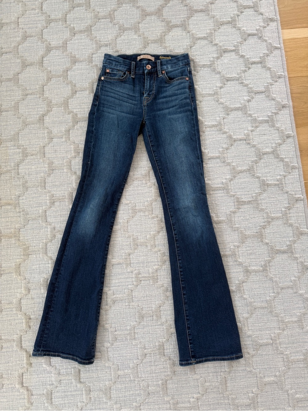7 For All Mankind Dark Blue Bootcut “The Kimmie Bootcut” Jeans